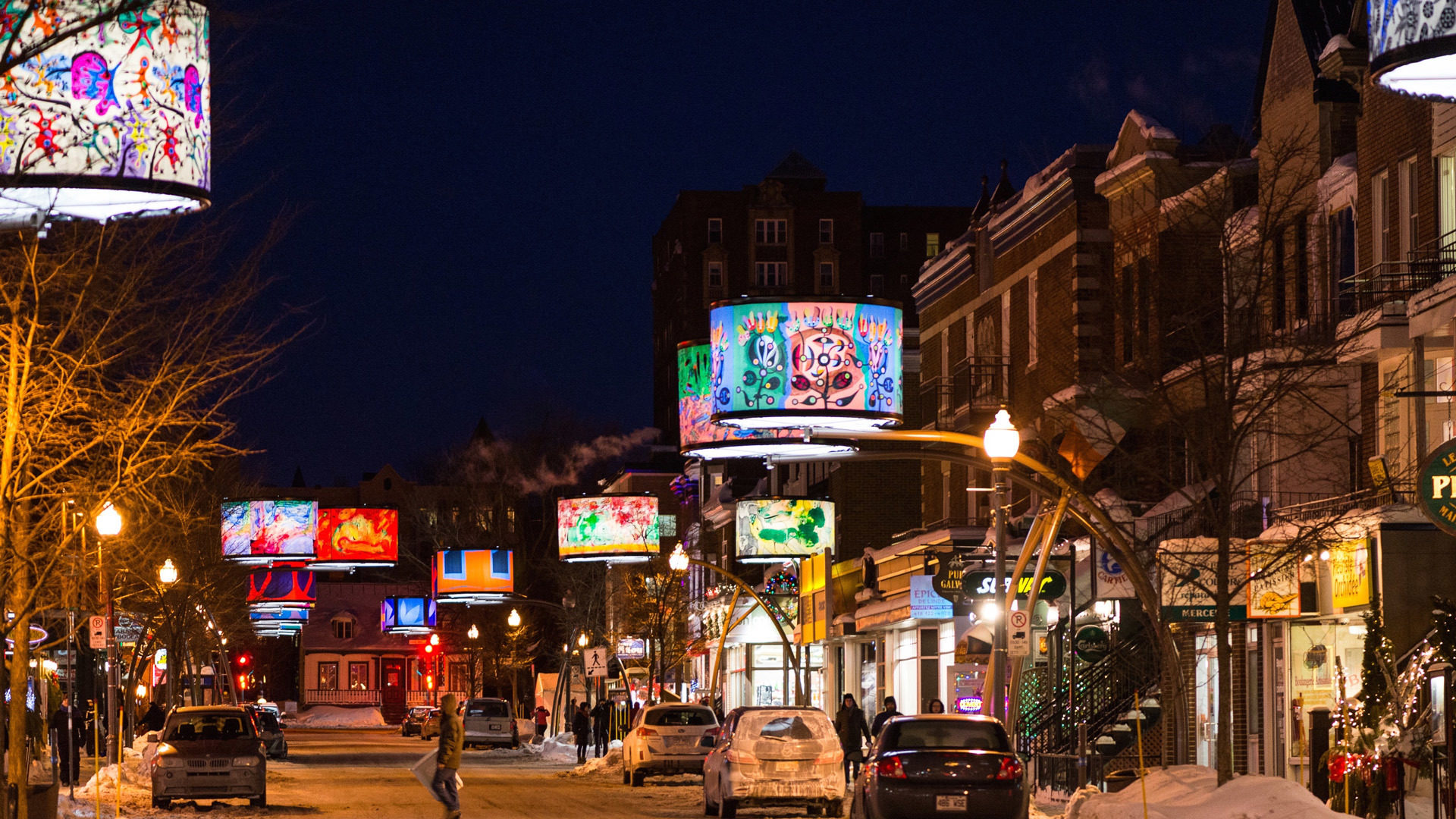 Quebec Winter Capital Destination Cartier Avenue