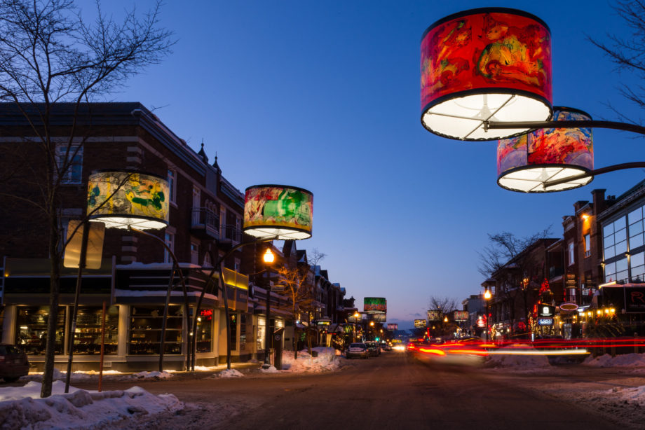 Quebec Winter Capital Destination Cartier Avenue